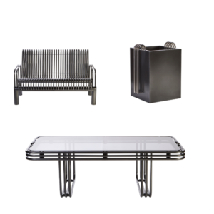 Manhattan Double Seat, Table, and Planter Bundle